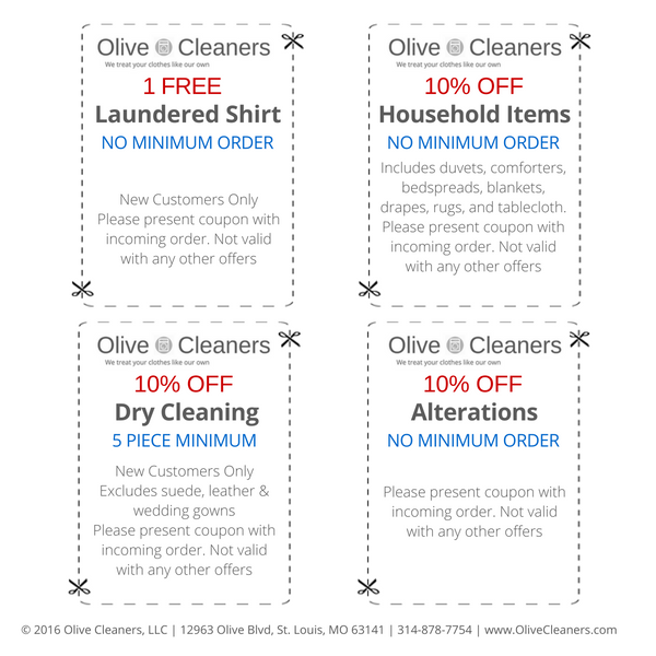 Olive Cleaners Coupons